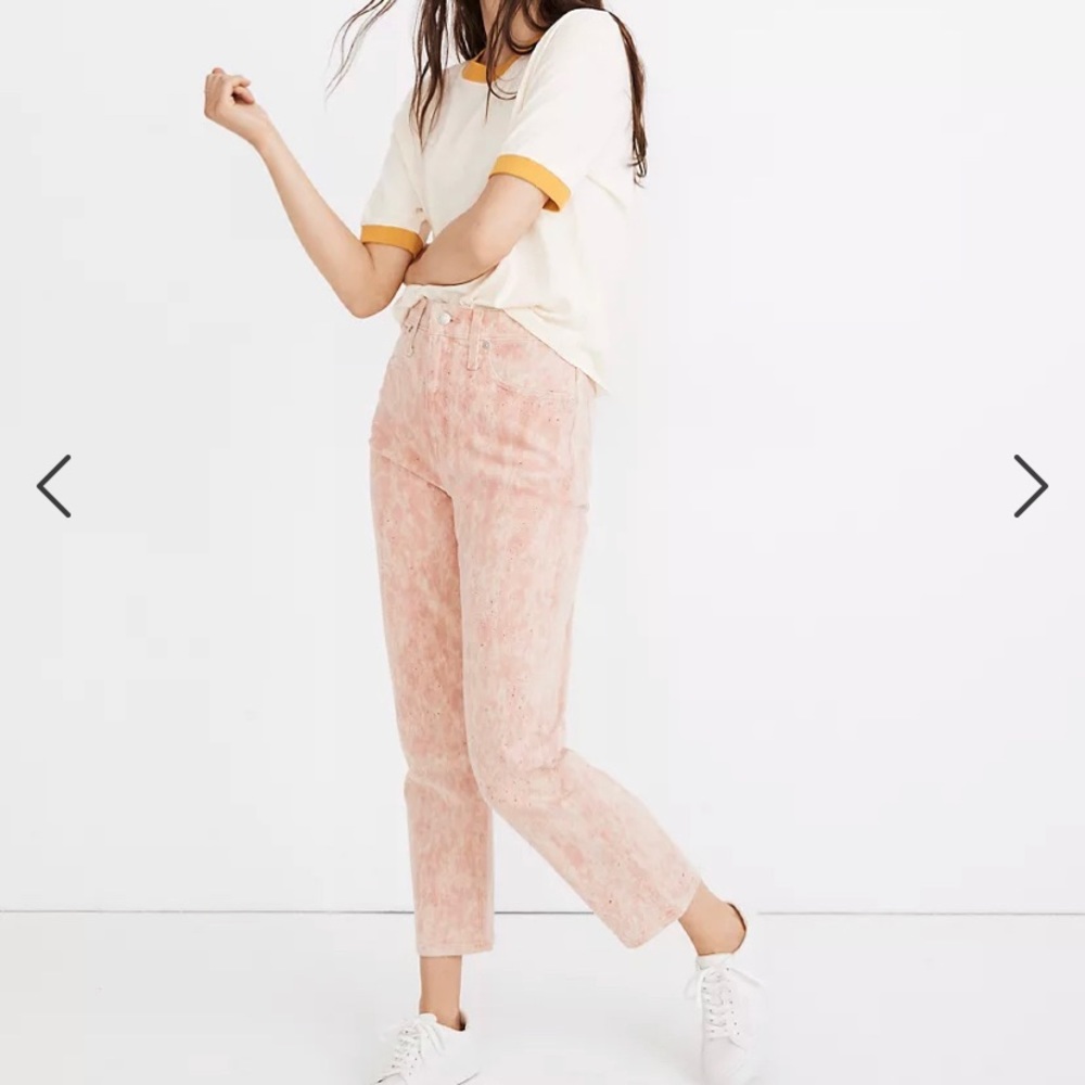 Madewell x Botanical Colors Dyed Classic Straight Jeans